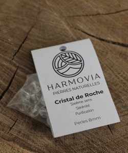 Perles Cristal de Roche 8mm